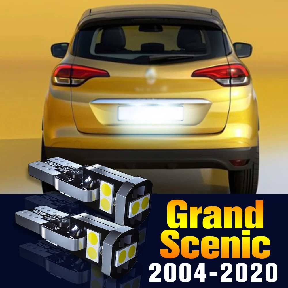 2pcs LED License Plate Light Bulb Number Lamp For Renault Grand Scenic 2 3 4 2004-2020 2010 2011 2012 2017 2018 2019 Accessories
2pcs LED License Plate Light Bulb Number Lamp For Renault Grand Scenic 2 3 4 2004-2020 2010 2011 2012 2017 2018 2019 Accessories