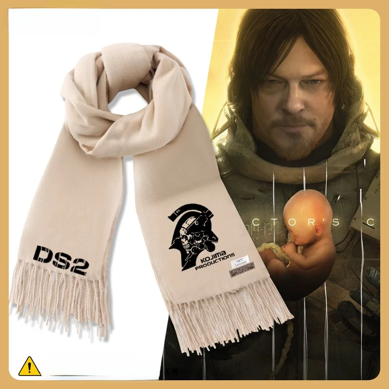 Шарф PS5 Game Collaborative Edition Death Stranding 2, повседневный теплый универсальный шарф и шаль унисекс для мужчин и женщин
Шарф PS5 Game Collaborative Edition Death Stranding 2, повседневный теплый универсальный шарф и шаль унисекс для мужчин и женщин