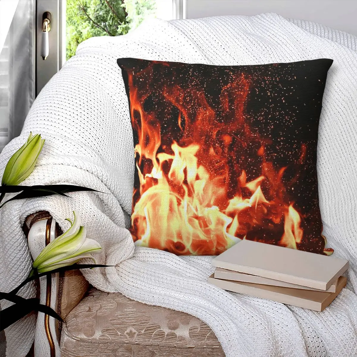 Burning Fire With Sparks Square Pillowcase Pillow Cover Polyester Cushion Zip Decorative Comfort Throw Pillow for Home Bedroom
Burning Fire With Sparks Square Pillowcase Pillow Cover Polyester Cushion Zip Decorative Comfort Throw Pillow for Home Bedroom