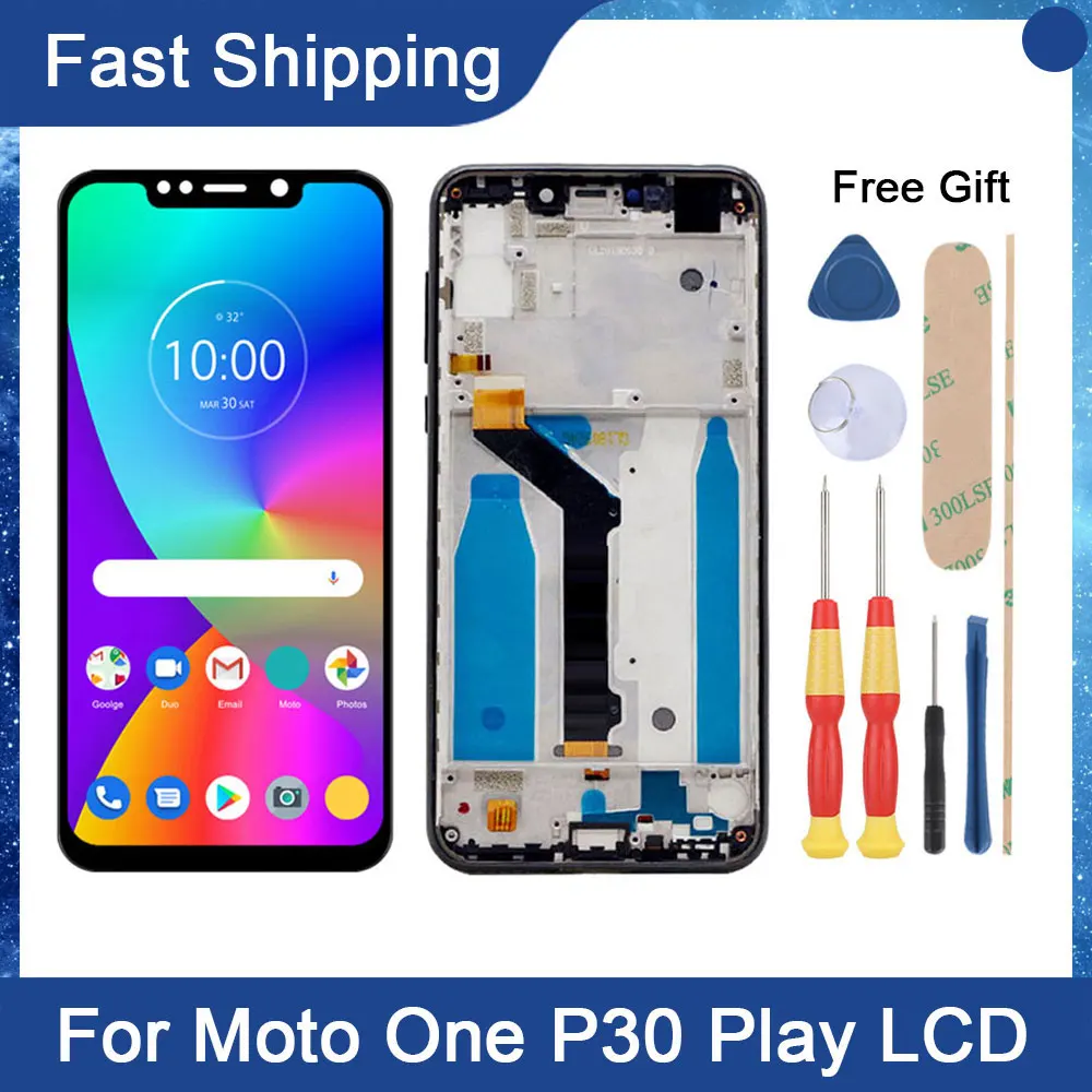 AiNiCole 5.9'' For Moto One Moto P30 Play LCD Display Touch Screen Digitizer Assembly p30 play XT1941-1 LCD Screen Replacement
AiNiCole 5.9'' For Moto One Moto P30 Play LCD Display Touch Screen Digitizer Assembly p30 play XT1941-1 LCD Screen Replacement