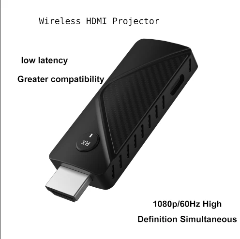 Wireless Display Adaper1080P/60Hz Dual Mode Point-to-Point Dual Frequency 5G WiFi 50mLong Distance Transmission for TV Projector
Wireless Display Adaper1080P/60Hz Dual Mode Point-to-Point Dual Frequency 5G WiFi 50mLong Distance Transmission for TV Projector