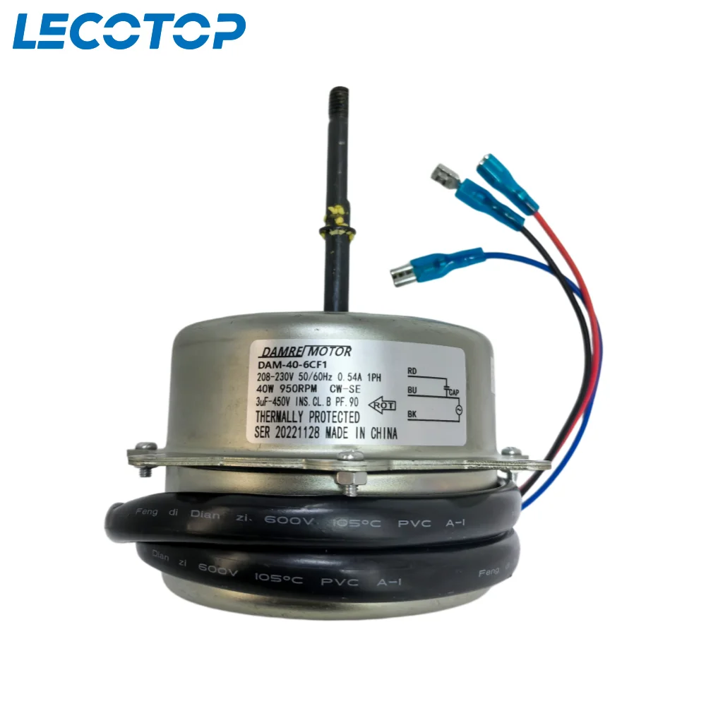 New DAM-40-6CF1 AC208-230V 50/60Hz 40W 950RPM AC Fan Motor For Air Conditioner Conditioning Spare Parts
New DAM-40-6CF1 AC208-230V 50/60Hz 40W 950RPM AC Fan Motor For Air Conditioner Conditioning Spare Parts