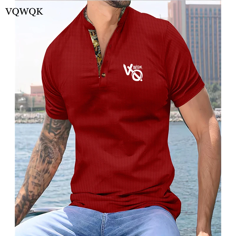 VQWQKHigh quality men's embroidered POLO shirt 2024summer new high-end business leisure sports lapel short sleeve T-shirt
VQWQKHigh quality men's embroidered POLO shirt 2024summer new high-end business leisure sports lapel short sleeve T-shirt