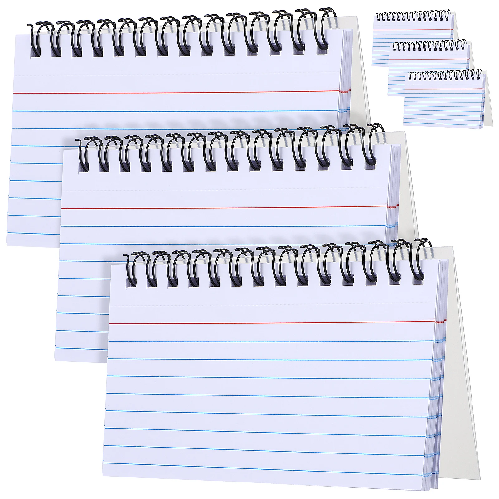 6 pcs Colored Coil Notebooks Index Cards Small Notepads Thick Paper Horizontal Lines Study Aids School Supplies Pocket Size
6 pcs Colored Coil Notebooks Index Cards Small Notepads Thick Paper Horizontal Lines Study Aids School Supplies Pocket Size