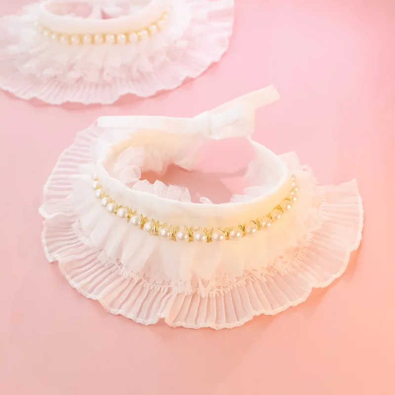 Pet Collars, Cat and Dog Accessories, Lace Scarves, Pearl Accessories, Princess Style
Pet Collars, Cat and Dog Accessories, Lace Scarves, Pearl Accessories, Princess Style