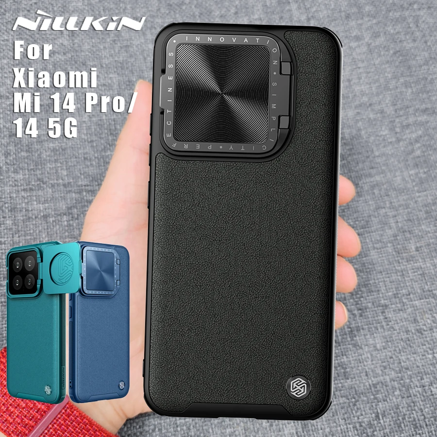 Чехол NILLKIN для Xiaomi Mi 14 Pro/14 5G, кожаный чехол с объективом 360, полная защита камеры, задняя крышка CamShield для Mi14
Чехол NILLKIN для Xiaomi Mi 14 Pro/14 5G, кожаный чехол с объективом 360, полная защита камеры, задняя крышка CamShield для Mi14