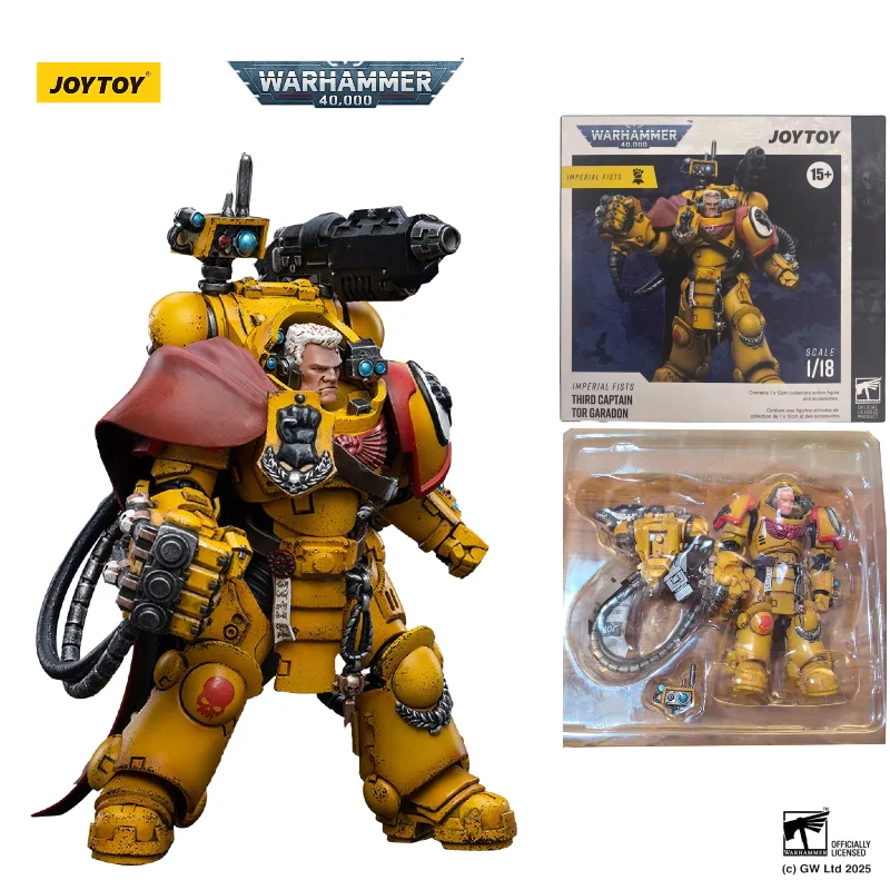 In Stock 1/18 JOYTOY Warhammer 40K Imperial Fists Captain of the 3rd Company Tor Garadon JT3426 Sci-Fi Articulated Action Figure
In Stock 1/18 JOYTOY Warhammer 40K Imperial Fists Captain of the 3rd Company Tor Garadon JT3426 Sci-Fi Articulated Action Figure