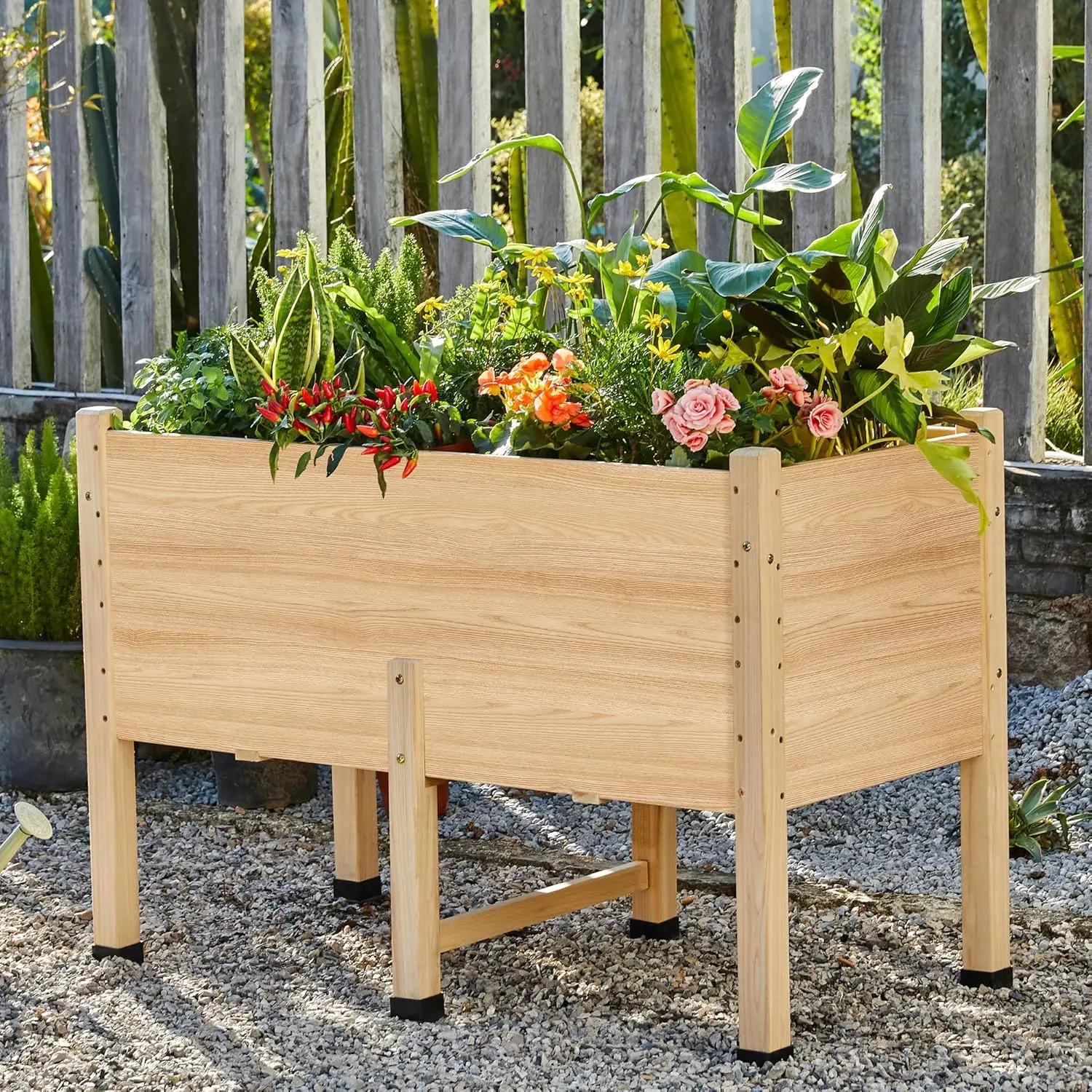 AMERLIFE 4x2 Ft Raised Garden Bed - Features Legs, Drainage Holes, 16 Inch Depth Ideal for Vegetables, Flowers, Herbs, Elevated
AMERLIFE 4x2 Ft Raised Garden Bed - Features Legs, Drainage Holes, 16 Inch Depth Ideal for Vegetables, Flowers, Herbs, Elevated