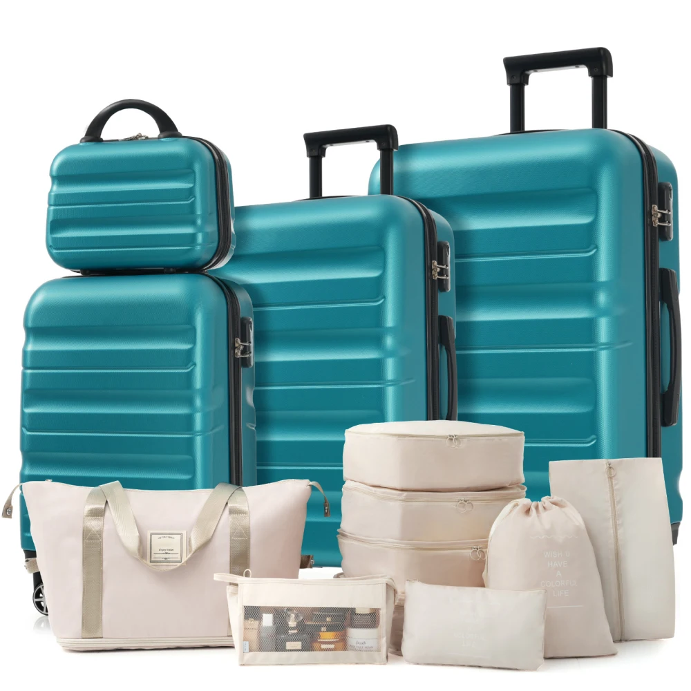6 Piece ABS Hardshell Travel Luggage Set Lightweight Durable with Dual Spinner Wheels Carry-On Check-In Business Suitcase
6 Piece ABS Hardshell Travel Luggage Set Lightweight Durable with Dual Spinner Wheels Carry-On Check-In Business Suitcase