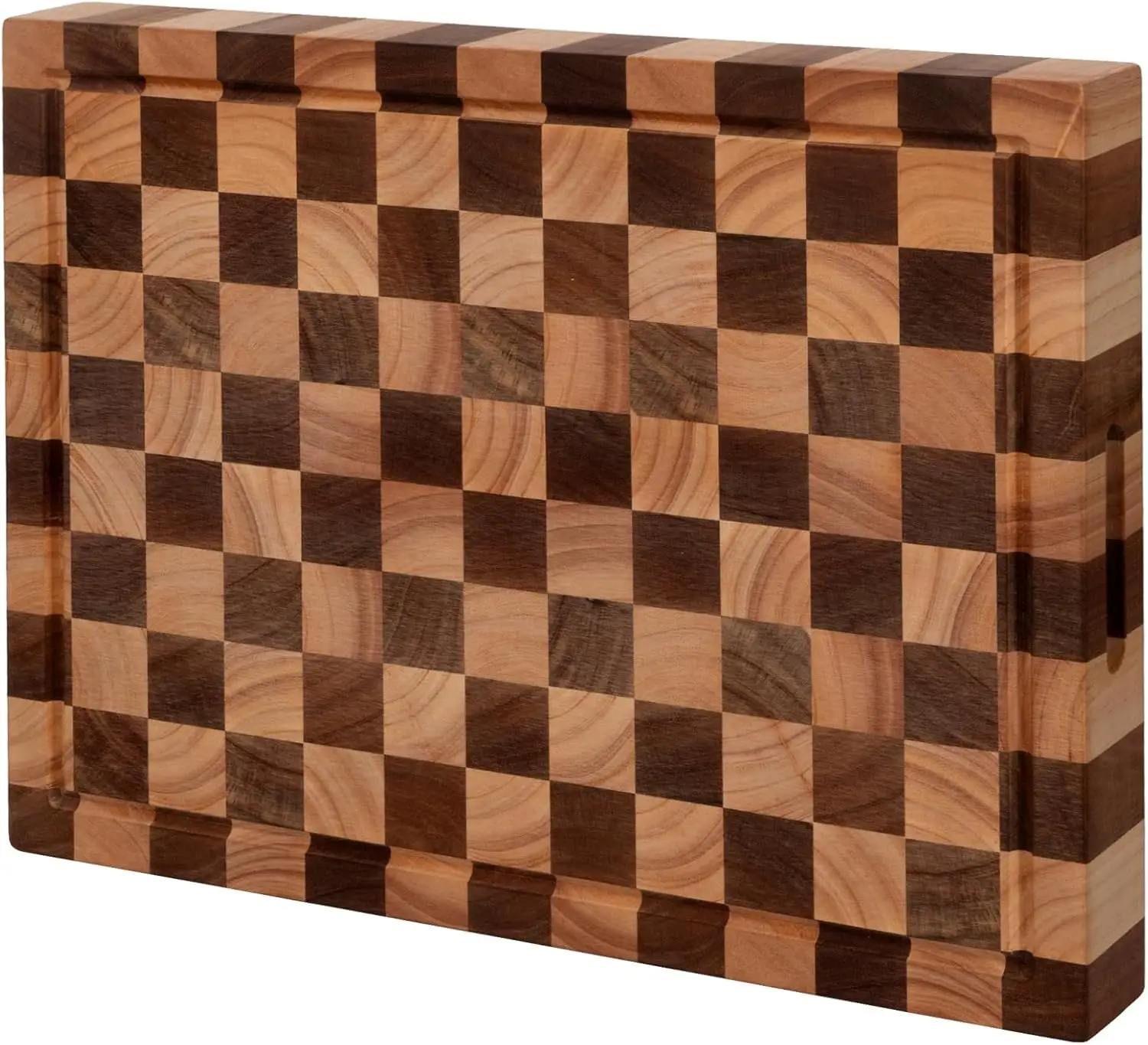 Разделочная доска из конечного зерна акации 20 × 15 дюймов × 1,5 дюйма, устойчивая, с пазом для сока для использования на кухне
Разделочная доска из конечного зерна акации 20 × 15 дюймов × 1,5 дюйма, устойчивая, с пазом для сока для использования на кухне