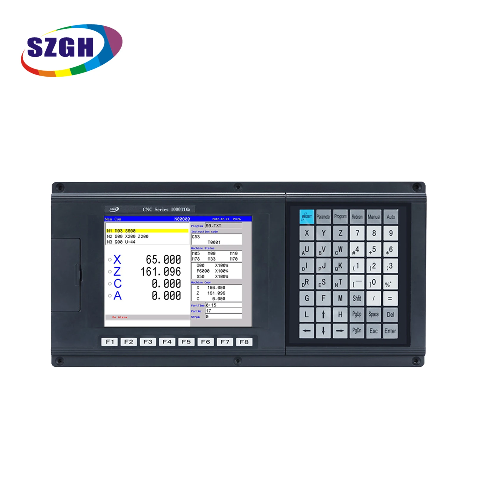 SZGH Multifunctional USB Cnc Lathe Controller Fanuc Cnc Controller Milling Machine Cnc1000tdb-3 412*205*120mm PLC+ATC 32bits CE
SZGH Multifunctional USB Cnc Lathe Controller Fanuc Cnc Controller Milling Machine Cnc1000tdb-3 412*205*120mm PLC+ATC 32bits CE
