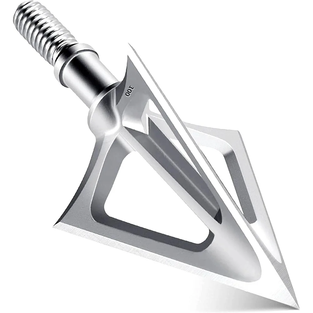 Высокоточные охотничьи наконечники для стрел 100 Grain | Наконечники для стрел из нержавеющей стали с фиксированным лезвием для арбалетов и блочных луков
Высокоточные охотничьи наконечники для стрел 100 Grain | Наконечники для стрел из нержавеющей стали с фиксированным лезвием для арбалетов и блочных луков