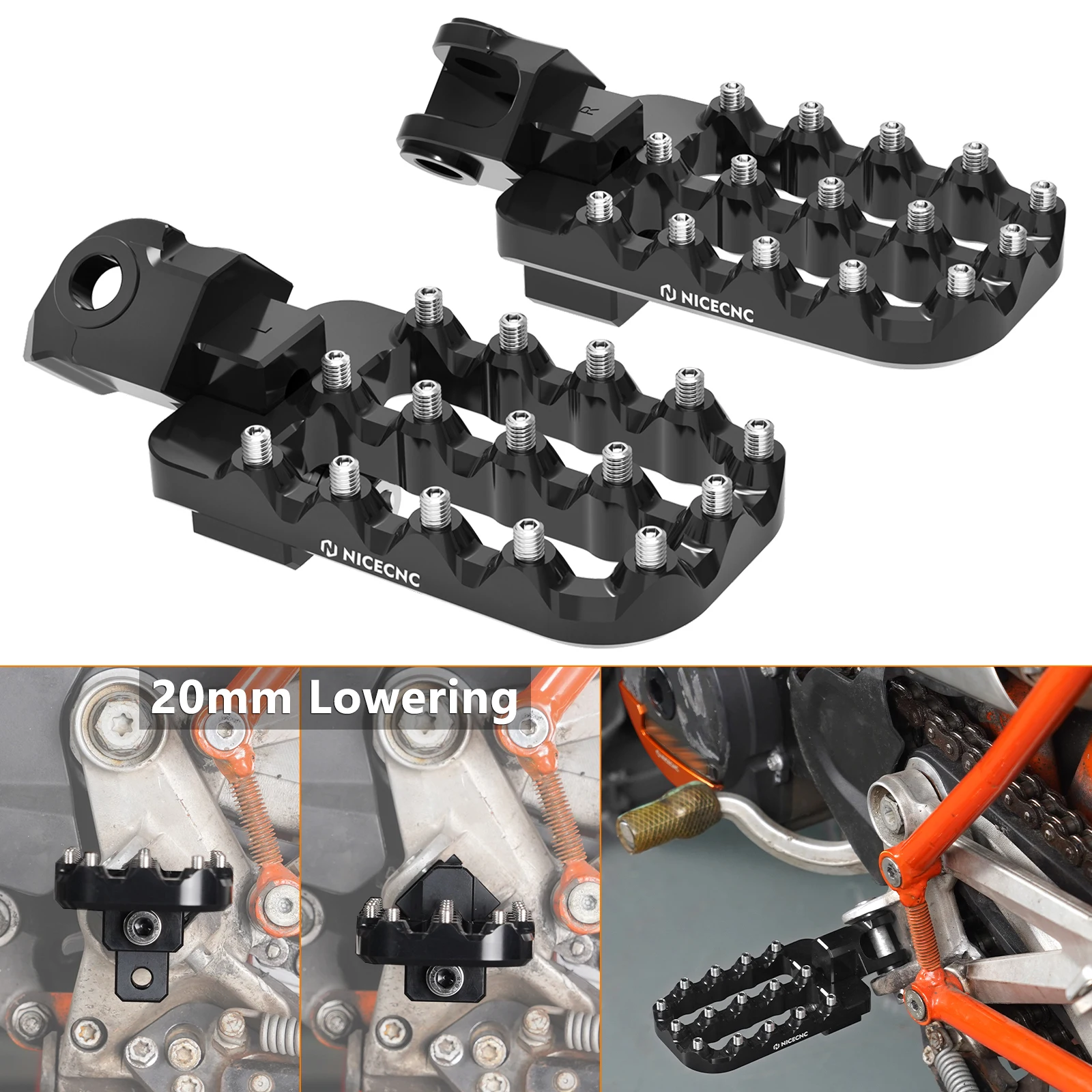 For 2008-2025 KTM 690 Enduro R 690 SMC R Footpegs Footpeg 20mm Lowering Footrests for Husqvarna 701 Enduro 701 Supermoto 16-25
For 2008-2025 KTM 690 Enduro R 690 SMC R Footpegs Footpeg 20mm Lowering Footrests for Husqvarna 701 Enduro 701 Supermoto 16-25