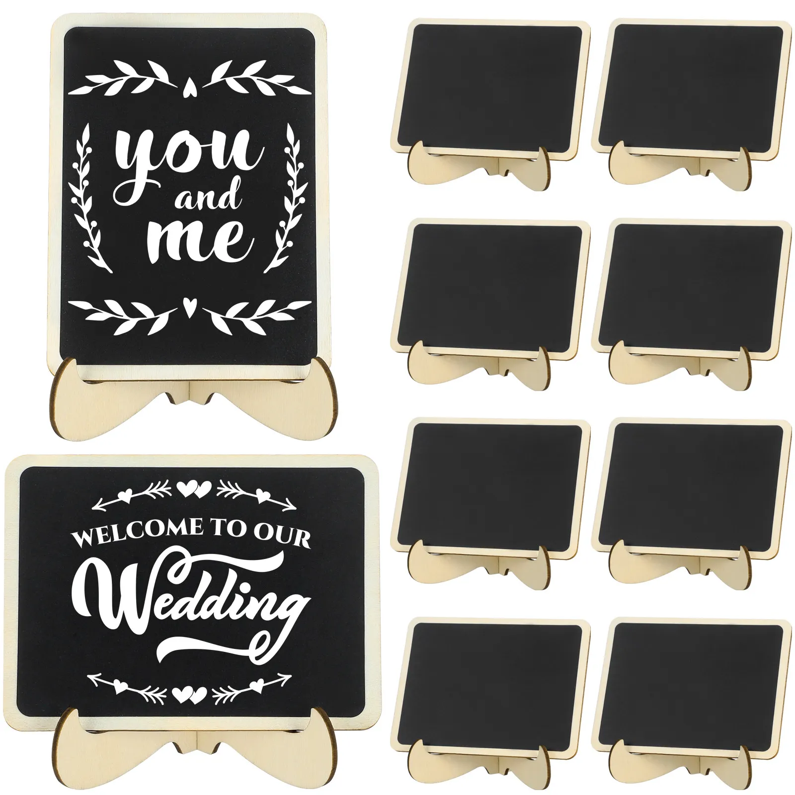 14Pcs Mini Chalkboards Square Wood Frame Erasable Message Boards for Wedding Dinner Party Place Cards Food Labels Kids Crafts
14Pcs Mini Chalkboards Square Wood Frame Erasable Message Boards for Wedding Dinner Party Place Cards Food Labels Kids Crafts