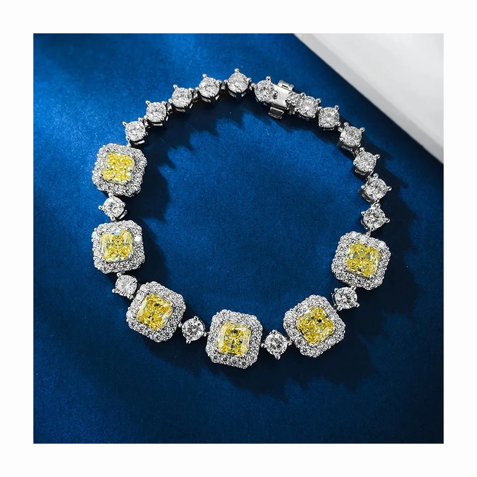 VANA Fashion Luxury 925 Sterling Silver Fine Jewelry Bracelets Bangles Women Engagement Charms Set
VANA Fashion Luxury 925 Sterling Silver Fine Jewelry Bracelets Bangles Women Engagement Charms Set