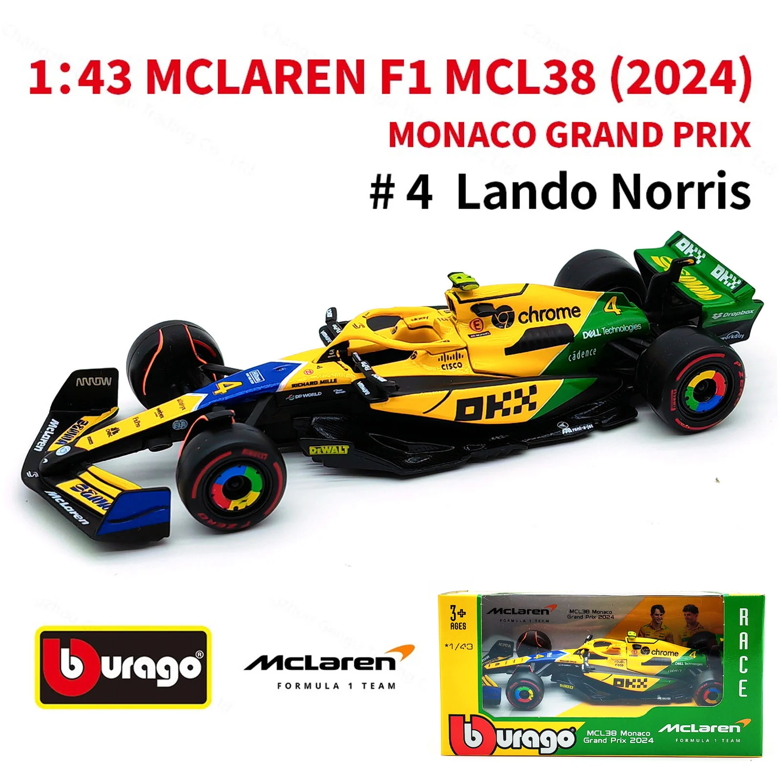 Bburago 1:43 2024 F1 Mclaren Mcl38 Monaco Grand Prix F1 Alloy Miniature Diecast Model #4 #81 Lando Norris F1 Car Toys Gift
Bburago 1:43 2024 F1 Mclaren Mcl38 Monaco Grand Prix F1 Alloy Miniature Diecast Model #4 #81 Lando Norris F1 Car Toys Gift