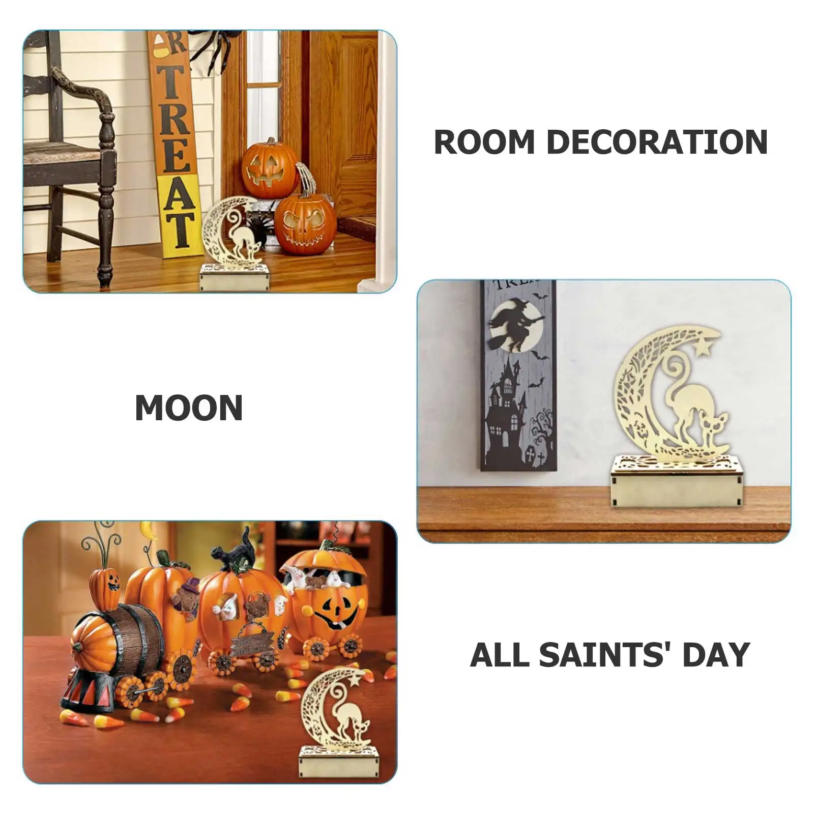 Halloween LED Lamp Black Cat Design Wooden Ornament Festival Light Night Light Party Accessories DIY Environmental
Halloween LED Lamp Black Cat Design Wooden Ornament Festival Light Night Light Party Accessories DIY Environmental