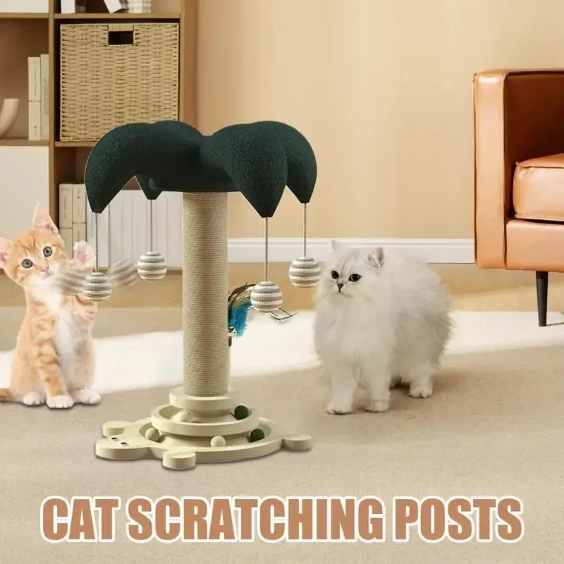 Cat Self Hi Solid Wood Cat Carousel Cat Scratch Column Teasing Cat Stick Cat Scratch Board Durable Cat Toy Sisal Cat Crawler
Cat Self Hi Solid Wood Cat Carousel Cat Scratch Column Teasing Cat Stick Cat Scratch Board Durable Cat Toy Sisal Cat Crawler