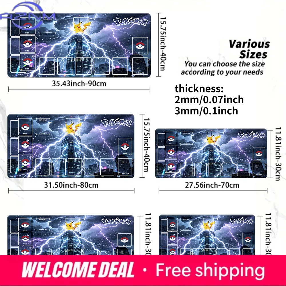 Pikachu Lightning City Skyscraper TCG Playmat Gaming Mouse Pad
Pikachu Lightning City Skyscraper TCG Playmat Gaming Mouse Pad