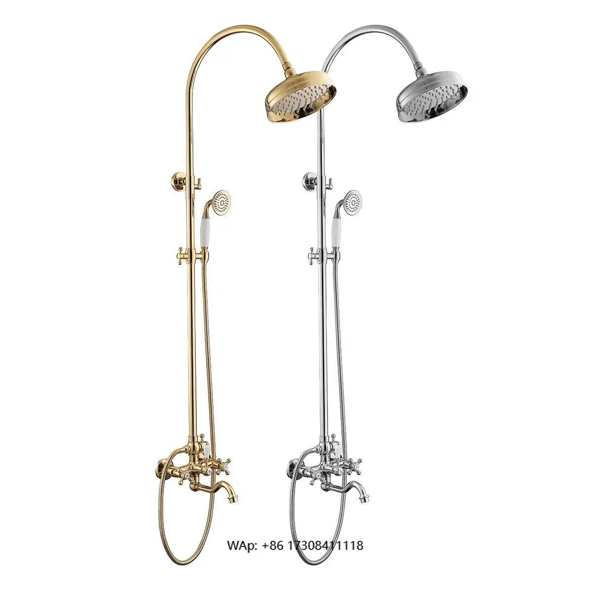 Wall Mounted Shower Set Rainfall Shower Head Faucet Shower Combo Set
Wall Mounted Shower Set Rainfall Shower Head Faucet Shower Combo Set