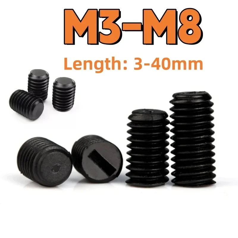 M3 M4 M5 M6 M8 Nylon Slotted Grub Screws Headless Flat End Set Screw Insulated Rustproof Machine Fastener
M3 M4 M5 M6 M8 Nylon Slotted Grub Screws Headless Flat End Set Screw Insulated Rustproof Machine Fastener