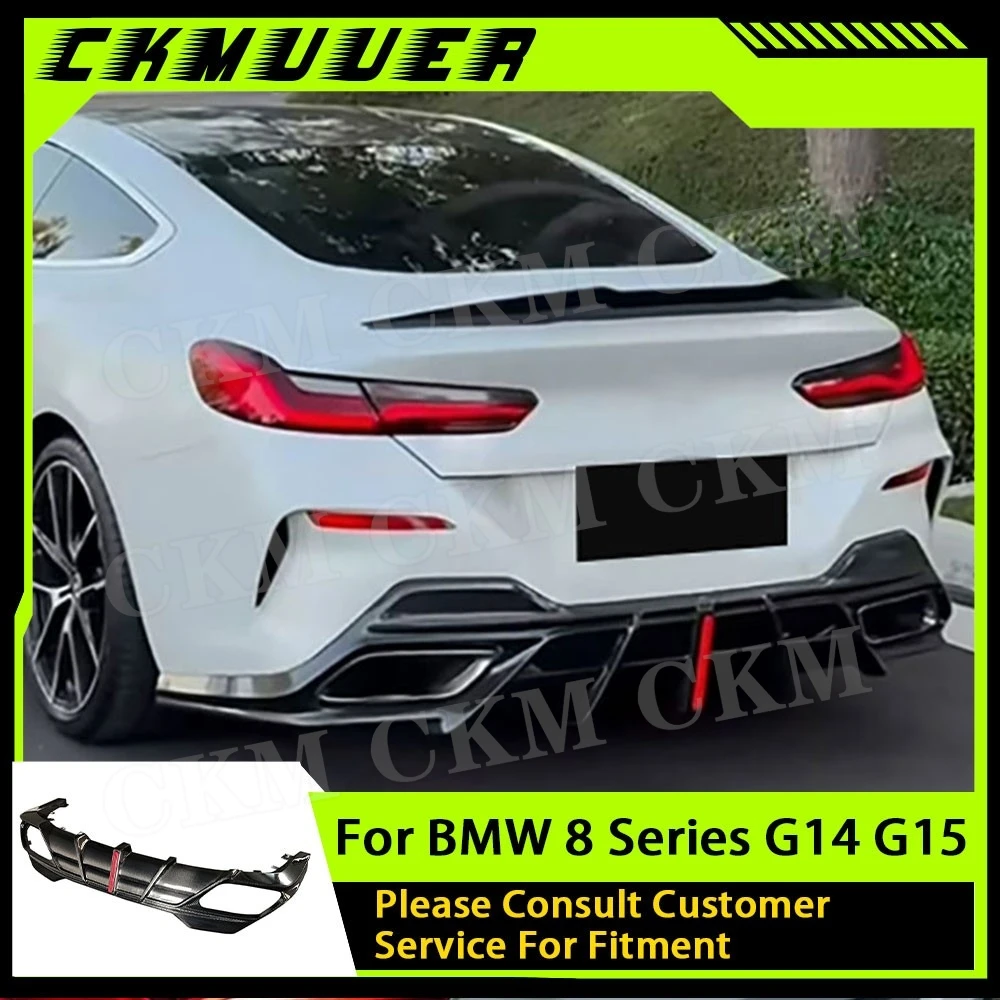 CKMUUER Carbon Fiber For BMW 8 Series G14 G15 2019-2022 Car Rear Bumper Lip Rear Diffuser Car Modification Parts Accessories
CKMUUER Carbon Fiber For BMW 8 Series G14 G15 2019-2022 Car Rear Bumper Lip Rear Diffuser Car Modification Parts Accessories