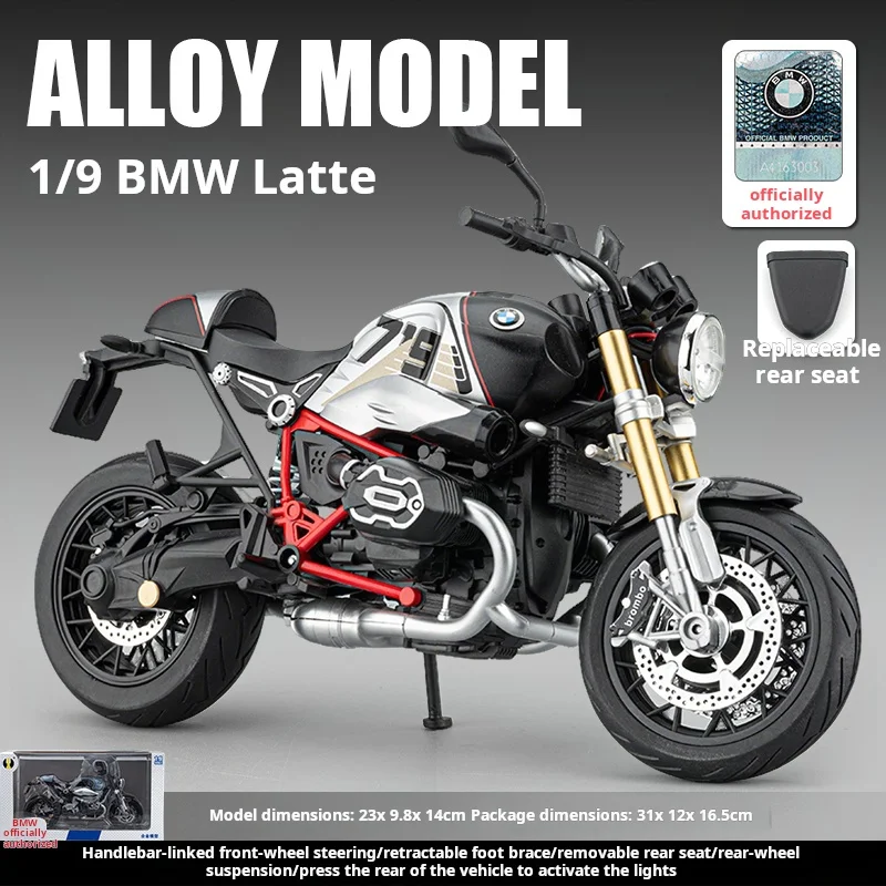 Officially Licensed 1:9 BMW RWne Simulation Die-cast Heavy-Duty Street Motorcycle Model Exquisite Ornament Toy Brithday Gifts
Officially Licensed 1:9 BMW RWne Simulation Die-cast Heavy-Duty Street Motorcycle Model Exquisite Ornament Toy Brithday Gifts