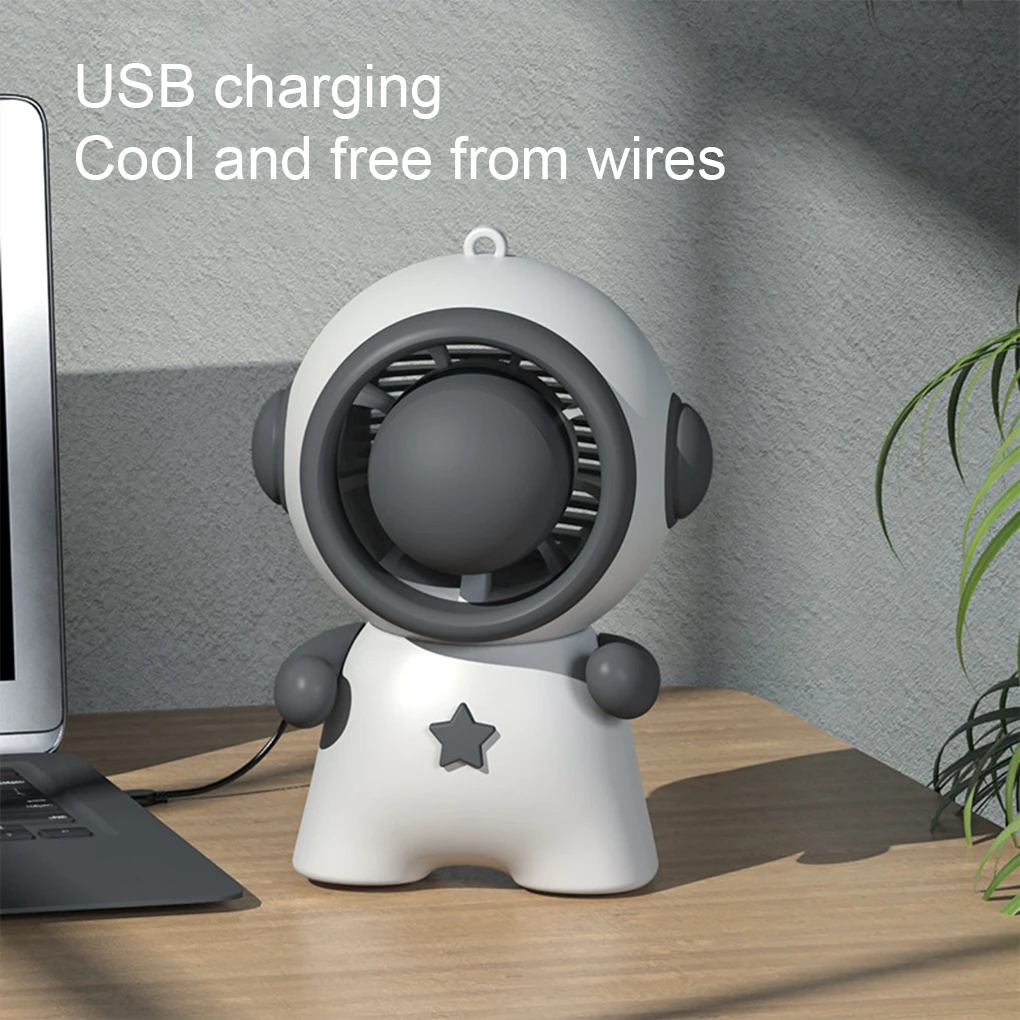 New Astronaut Shape Hand-held Fan Portable Mini USB Small Fan With Lanyard Three-speed High Wind Mute Fan
New Astronaut Shape Hand-held Fan Portable Mini USB Small Fan With Lanyard Three-speed High Wind Mute Fan