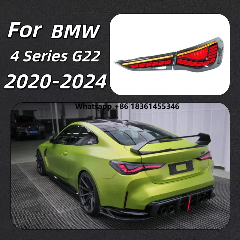2020-2024 for 4 Series G22 tail light assembly M4 modified dragon scale LED rear tail light streamer turn signal
2020-2024 for 4 Series G22 tail light assembly M4 modified dragon scale LED rear tail light streamer turn signal