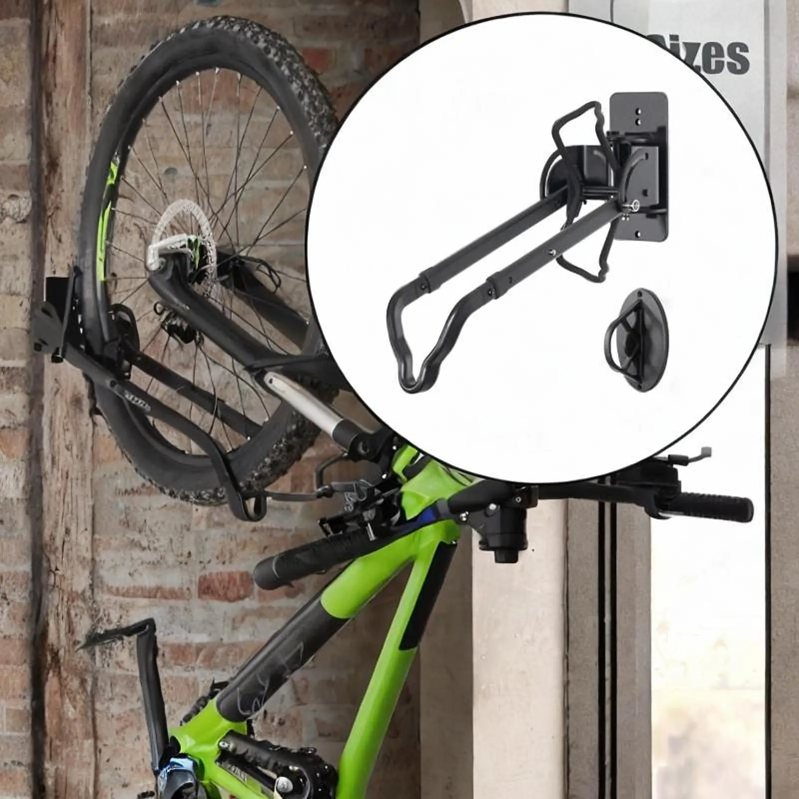 Indoor Bike Wall Mount Swivel Display Hook Display Stand Vertical Bike Hanger Storage Rack Space Saving for Home Shops Garage
Indoor Bike Wall Mount Swivel Display Hook Display Stand Vertical Bike Hanger Storage Rack Space Saving for Home Shops Garage
