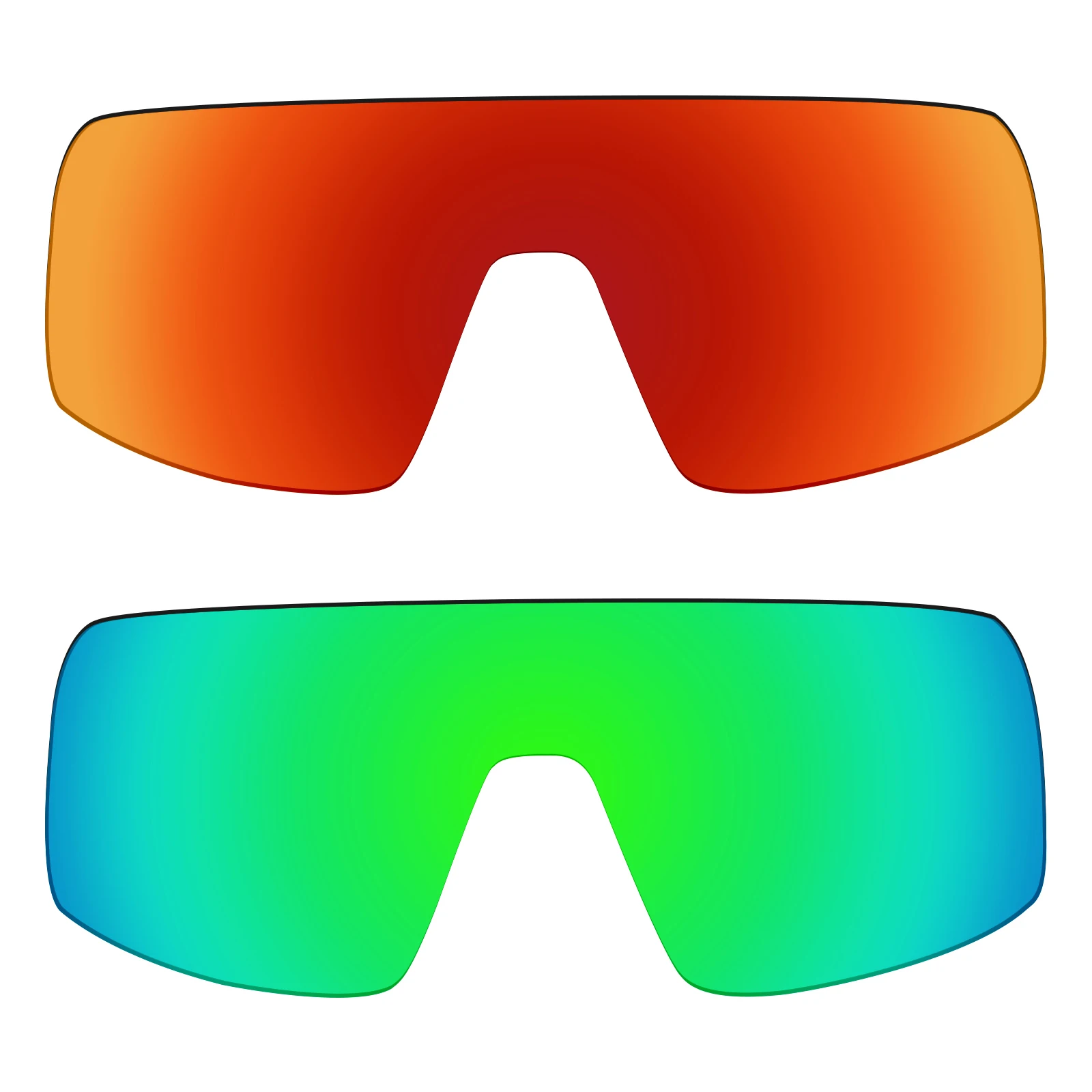 OOWLIT две пары сменных поляризационных линз для солнцезащитных очков Oakley Sutro OO9406 — огненно-красное и зеленое зеркало
OOWLIT две пары сменных поляризационных линз для солнцезащитных очков Oakley Sutro OO9406 — огненно-красное и зеленое зеркало