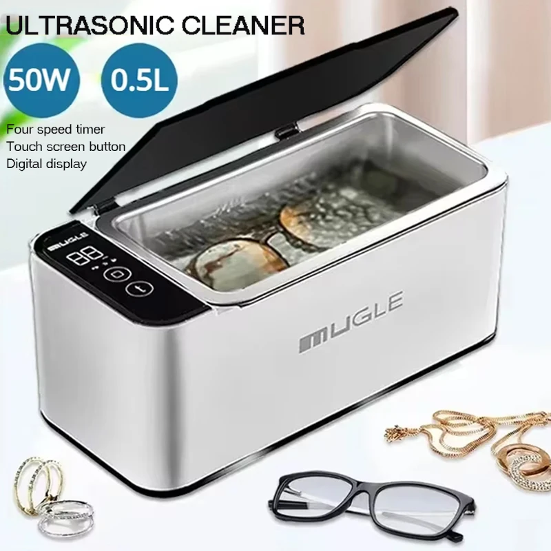 Ultrasonic Cleaners Machine 500ML Glasses Jewelry Deep Cleaning High-frequency Vibration Cleaning Multifunctional Tool Household
Ultrasonic Cleaners Machine 500ML Glasses Jewelry Deep Cleaning High-frequency Vibration Cleaning Multifunctional Tool Household