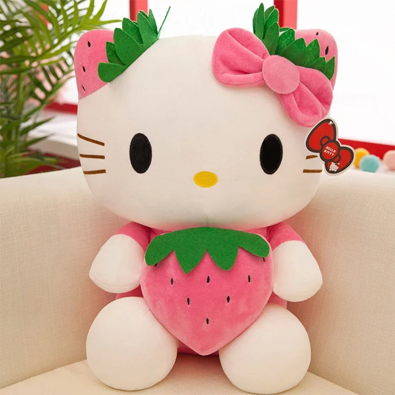 Kawaii Sanrio Strawberry HelloKitty Plush Toy Cute Stuffed Doll For Kids Birthday Present Soft Cuddly Pillow Pal Perfect For Gir
Kawaii Sanrio Strawberry HelloKitty Plush Toy Cute Stuffed Doll For Kids Birthday Present Soft Cuddly Pillow Pal Perfect For Gir