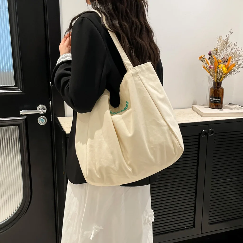 2026 Korea Candy Color Letter Shoulder Hand-Held Canvas Bag Ins Student Class Bag Simple Environmentally Friendly Shopping Bag
2026 Korea Candy Color Letter Shoulder Hand-Held Canvas Bag Ins Student Class Bag Simple Environmentally Friendly Shopping Bag