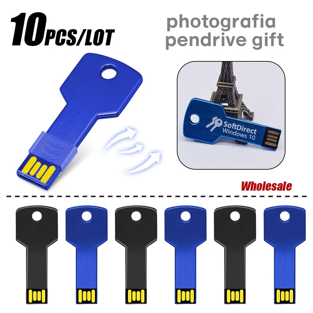 10 шт./лот, USB-флешки в форме ключа с персонализированным логотипом, USB 2.0, металлические, 4 ГБ, 8 ГБ, 16 ГБ, 32 ГБ, USB-накопители, бизнес-подарок
10 шт./лот, USB-флешки в форме ключа с персонализированным логотипом, USB 2.0, металлические, 4 ГБ, 8 ГБ, 16 ГБ, 32 ГБ, USB-накопители, бизнес-подарок