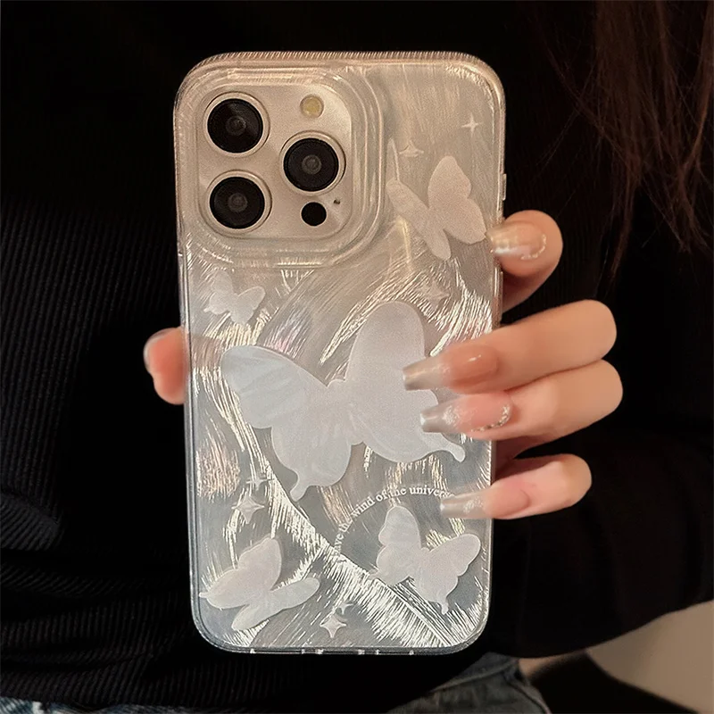 Glitter Butterfly Cartoon Phone CaseFor iPhone 15 13 12 11 16 14 Pro Max 16E XS XR Max 7 8 16 Plus SE2 Soft IMD Back Cover Coque
Glitter Butterfly Cartoon Phone CaseFor iPhone 15 13 12 11 16 14 Pro Max 16E XS XR Max 7 8 16 Plus SE2 Soft IMD Back Cover Coque