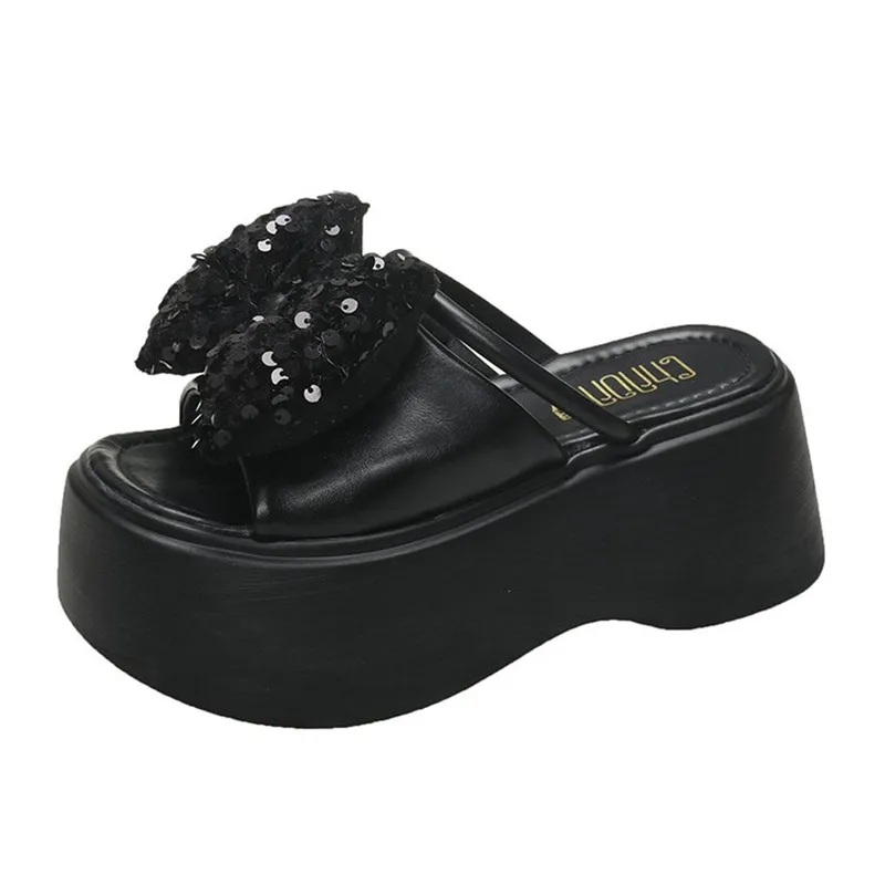 New Summer Women Thick Bottom Slip-On Slippers 7.5CM Platform Sandal Outdoor Chunky Flip Flops Casual Beach Slides Zapatos Mujer
New Summer Women Thick Bottom Slip-On Slippers 7.5CM Platform Sandal Outdoor Chunky Flip Flops Casual Beach Slides Zapatos Mujer