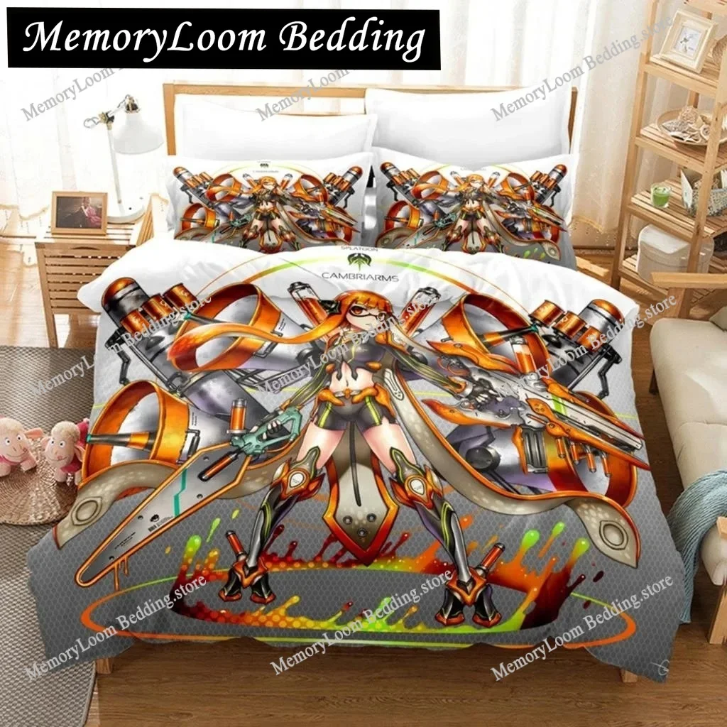 Splatoon Bedding Set Single Twin Full Queen King Size Kawaii Boys Girls Bed Set Aldult Boys Bedroom Duvetcover Sets 3D Print
Splatoon Bedding Set Single Twin Full Queen King Size Kawaii Boys Girls Bed Set Aldult Boys Bedroom Duvetcover Sets 3D Print