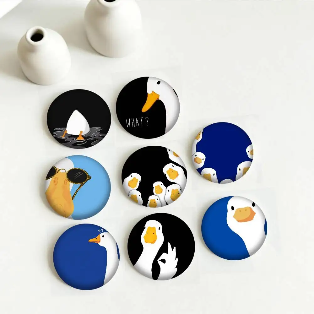 Cute Cartoon Confused White Goose 25mm 32mm 44mm 58mm 75mm Brooches Badges Pins for Accessories Gift
Cute Cartoon Confused White Goose 25mm 32mm 44mm 58mm 75mm Brooches Badges Pins for Accessories Gift