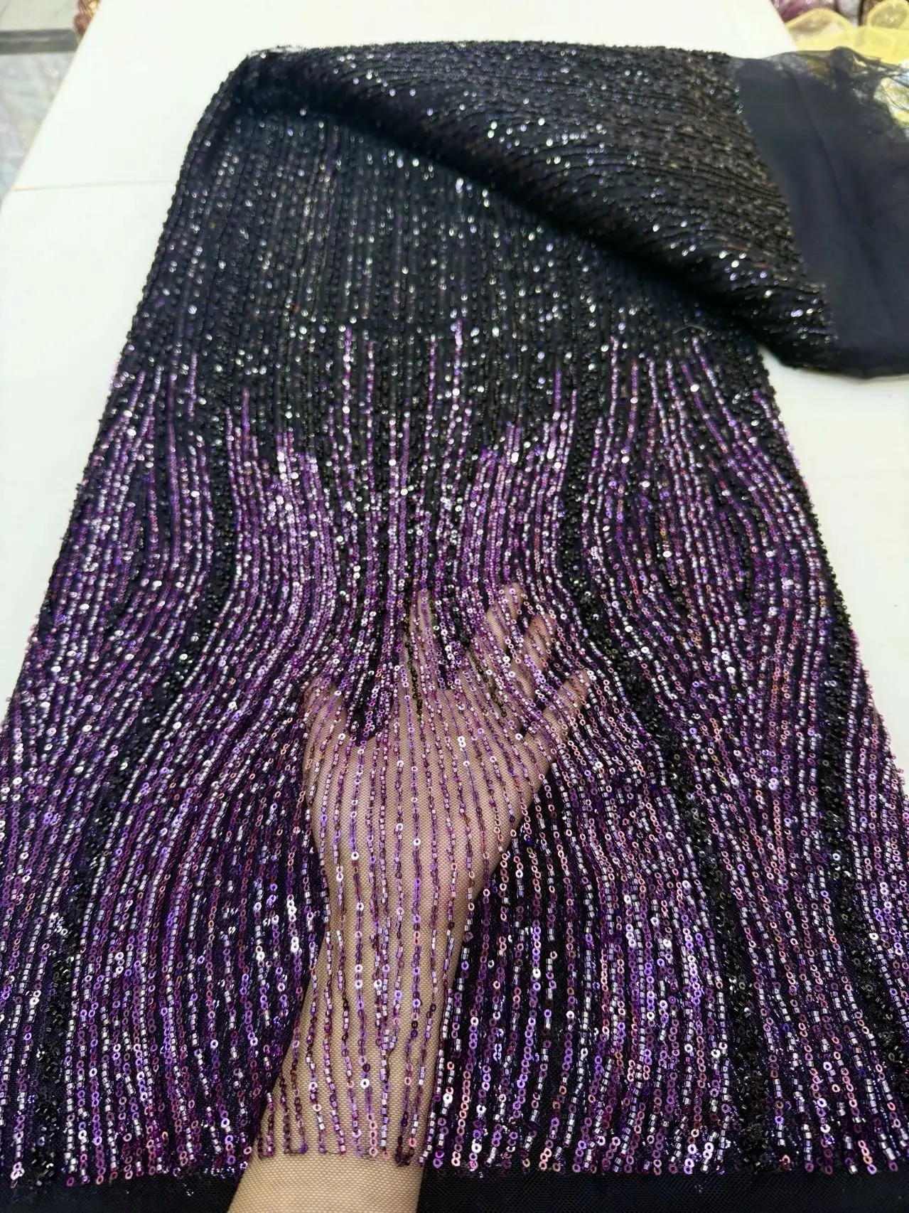 2025 African Nigerian Sequins Embroidery Tulle Lace Fabric High Quality Beads Stone Prom Dresses Sewing Guipure 5 Yards JY436
2025 African Nigerian Sequins Embroidery Tulle Lace Fabric High Quality Beads Stone Prom Dresses Sewing Guipure 5 Yards JY436