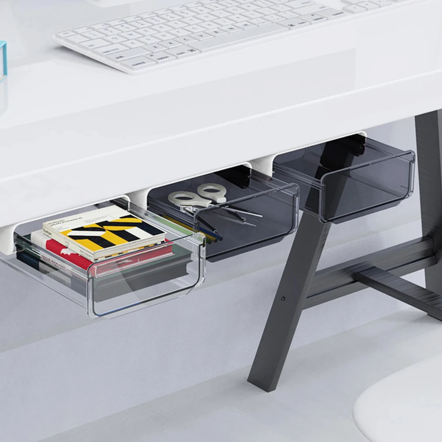Drawer Pencil Tray Self-Adhesive Hidden Organizer Pen Box Barrel Sundries Storage Box Storage Drawers Office Drawer Organizer
Drawer Pencil Tray Self-Adhesive Hidden Organizer Pen Box Barrel Sundries Storage Box Storage Drawers Office Drawer Organizer