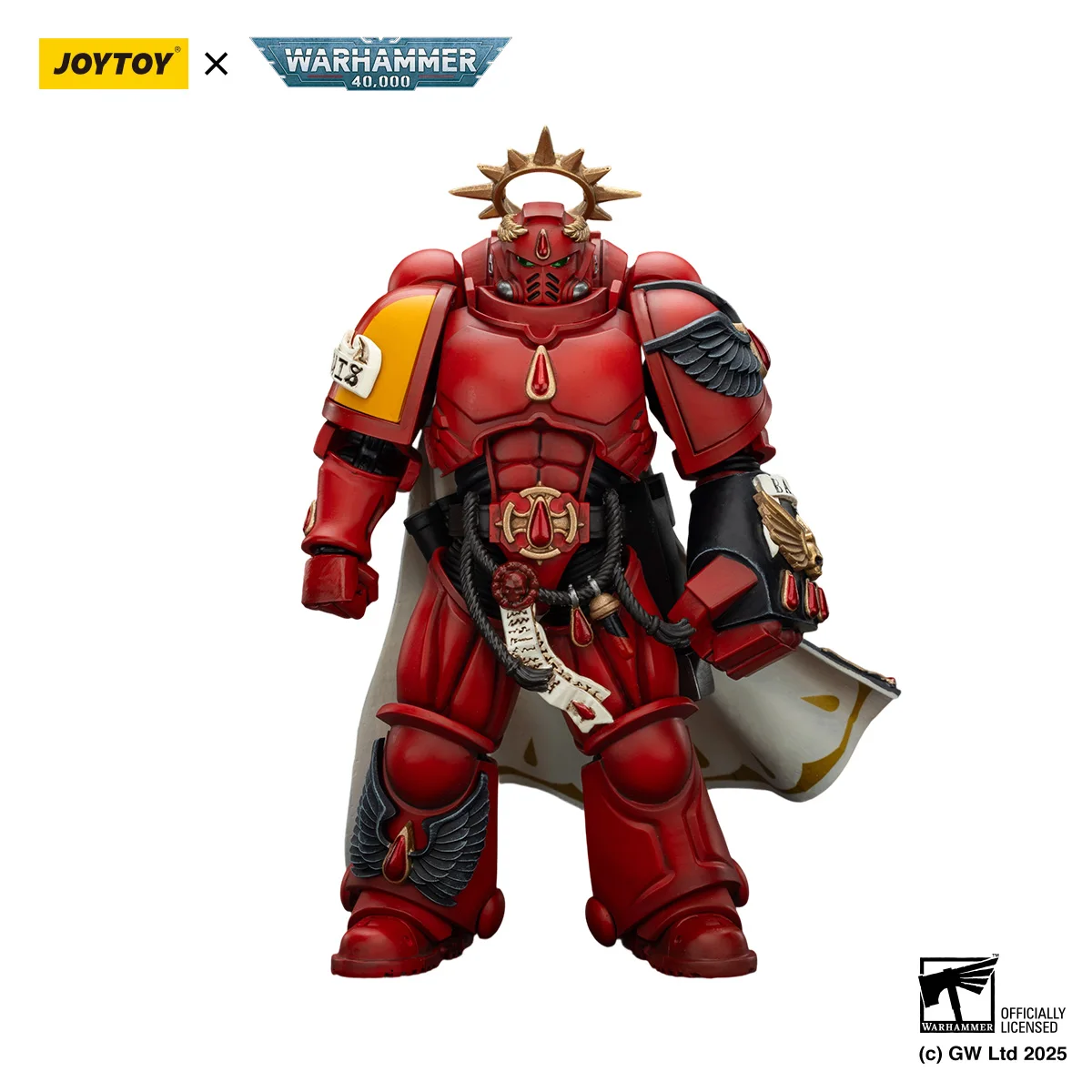 【Pre-sale】JOYTOY Warhammer 40K Blood Angels Captain with Inferno Pistol Power Fist 1/18 Action Figure Model Toy
【Pre-sale】JOYTOY Warhammer 40K Blood Angels Captain with Inferno Pistol Power Fist 1/18 Action Figure Model Toy