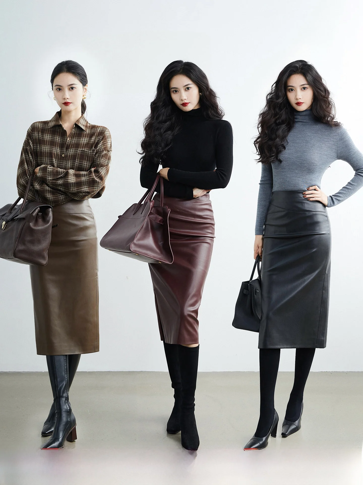 Юбка TAIYANG OFFICE из винтажной искусственной кожи, женская зимняя юбка-карандаш с высокой талией, для офиса и повседневной носки
Юбка TAIYANG OFFICE из винтажной искусственной кожи, женская зимняя юбка-карандаш с высокой талией, для офиса и повседневной носки