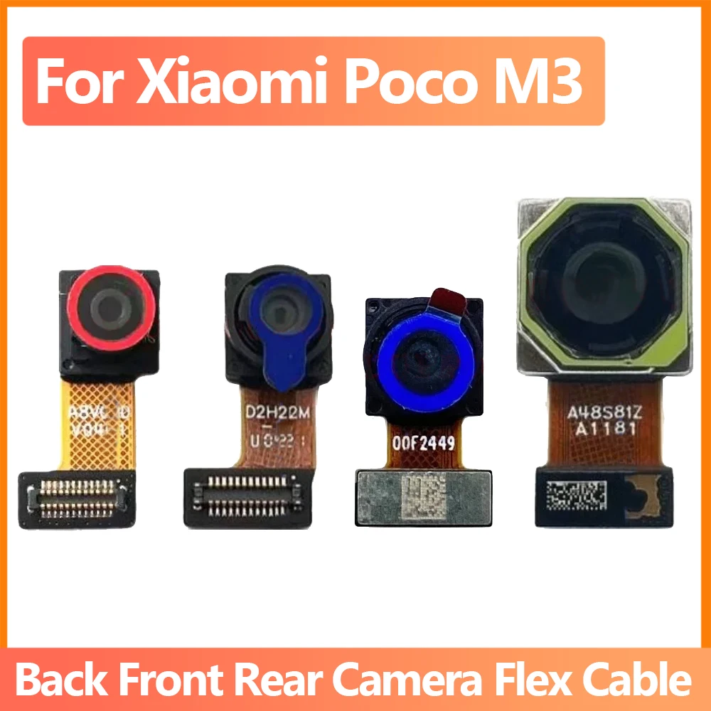 Оригинальная фронтальная и задняя камера для Xiaomi Mi Poco M3 M2010J19CG,M2010J19CI, фронтальная, задняя, маленькая, задняя, запасной модуль камеры для селфи
Оригинальная фронтальная и задняя камера для Xiaomi Mi Poco M3 M2010J19CG,M2010J19CI, фронтальная, задняя, маленькая, задняя, запасной модуль камеры для селфи