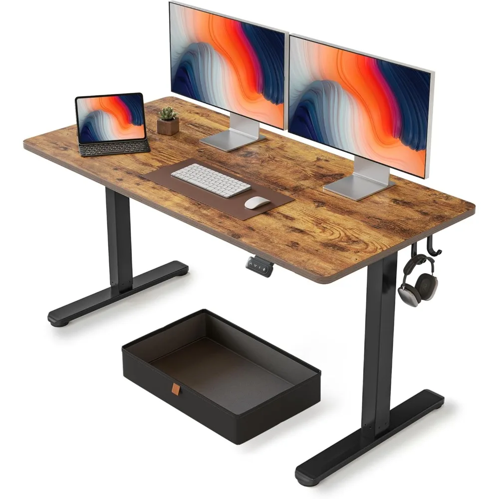 55 x 24 Inches Standing Desk with Drawer, Adjustable Height Electric Stand up Desk with Storage, Sit Stand Home Office Desk
55 x 24 Inches Standing Desk with Drawer, Adjustable Height Electric Stand up Desk with Storage, Sit Stand Home Office Desk