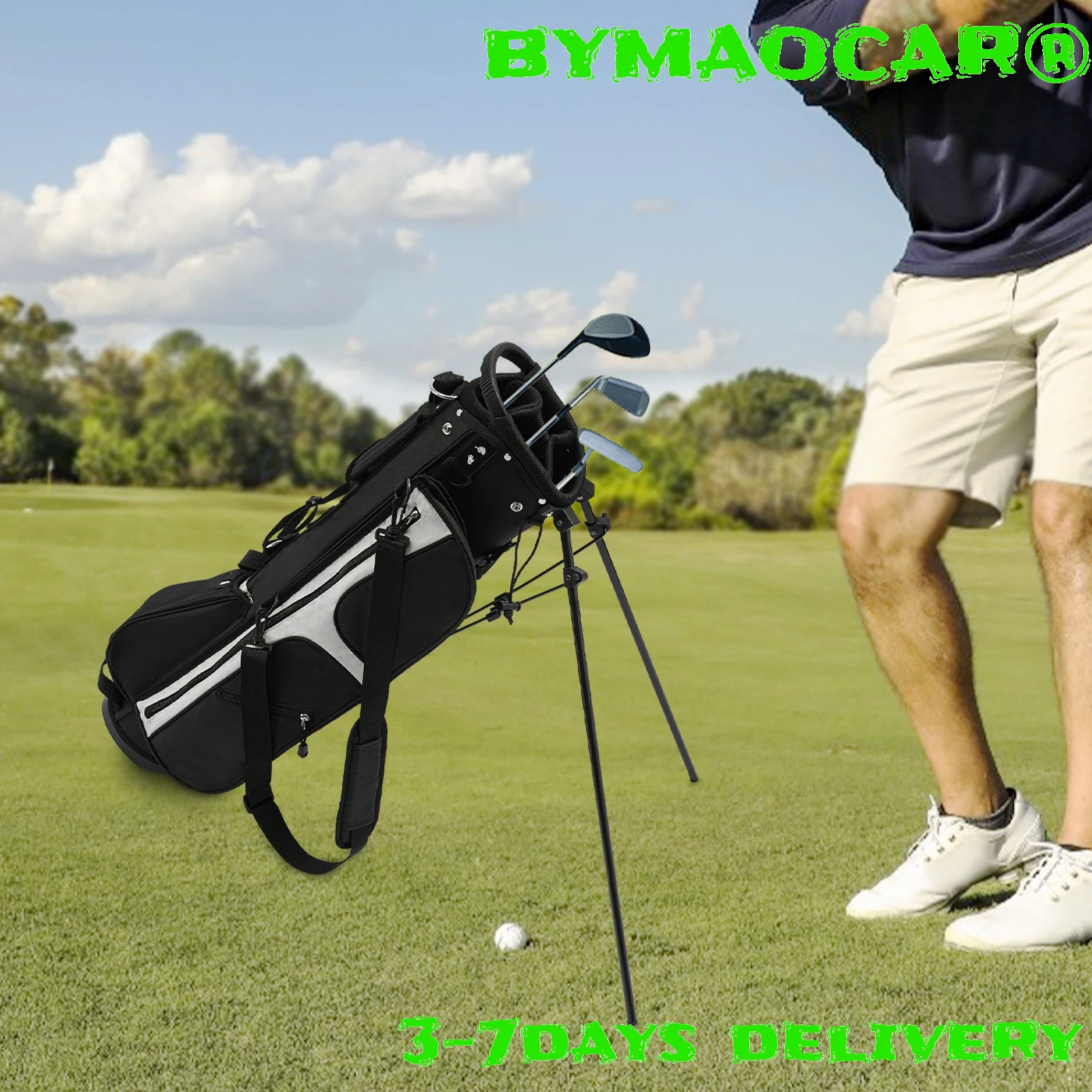 Сумка-подставка для клюшек для гольфа с 3 разделителями и 5 карманами, водонепроницаемый нейлон, регулируемые ножки для устойчивости, легкая, для мужчин и женщин
Сумка-подставка для клюшек для гольфа с 3 разделителями и 5 карманами, водонепроницаемый нейлон, регулируемые ножки для устойчивости, легкая, для мужчин и женщин