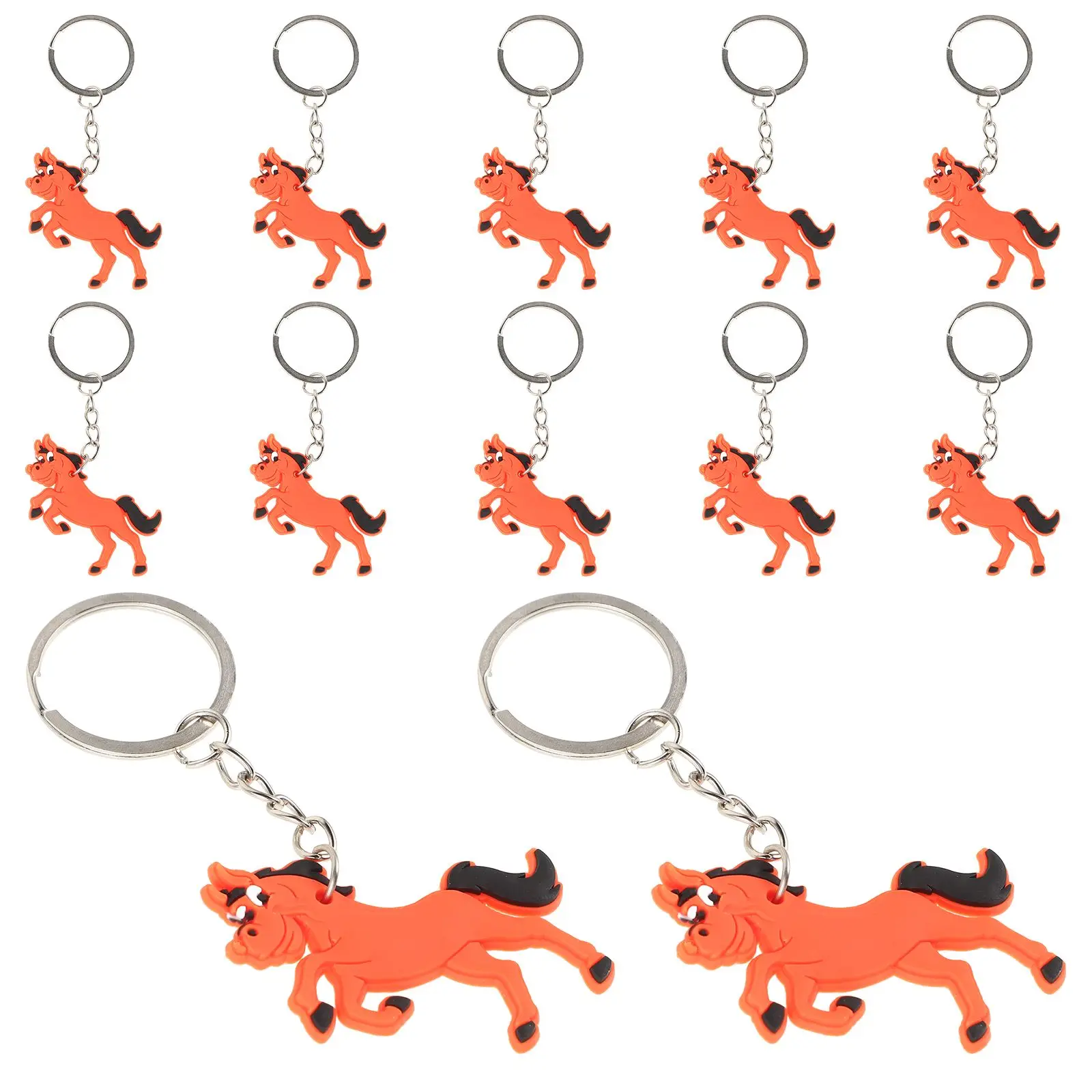 12 Pcs Horse Keychain Key Rings for Bag Decor Cartoon Animal Party Gifts Kids Pendant Accessories Lightweight Design
12 Pcs Horse Keychain Key Rings for Bag Decor Cartoon Animal Party Gifts Kids Pendant Accessories Lightweight Design
