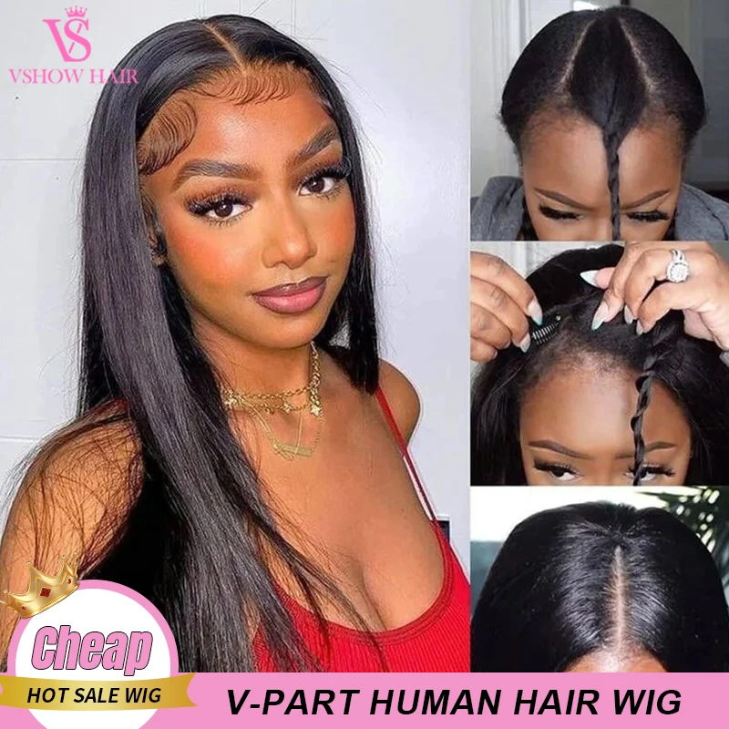 VSHOW Brazilian Straight V Part Wig Human Hair For Women 10-32 Inches No Leave Out Glueless Wigs Beginner Friendly
VSHOW Brazilian Straight V Part Wig Human Hair For Women 10-32 Inches No Leave Out Glueless Wigs Beginner Friendly