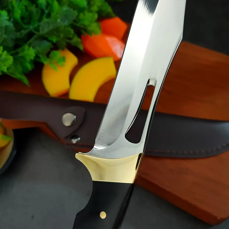 Multifunctional Butcher Knife Forged Handmade Kitchen Boning Knife with Knife Cover Stainless Steel Fruit Cooking Knife Multifunctional Butcher Knife Forged Handmade Kitchen Boning Knife with Knife Cover Stainless Steel Fruit Cooking Knife