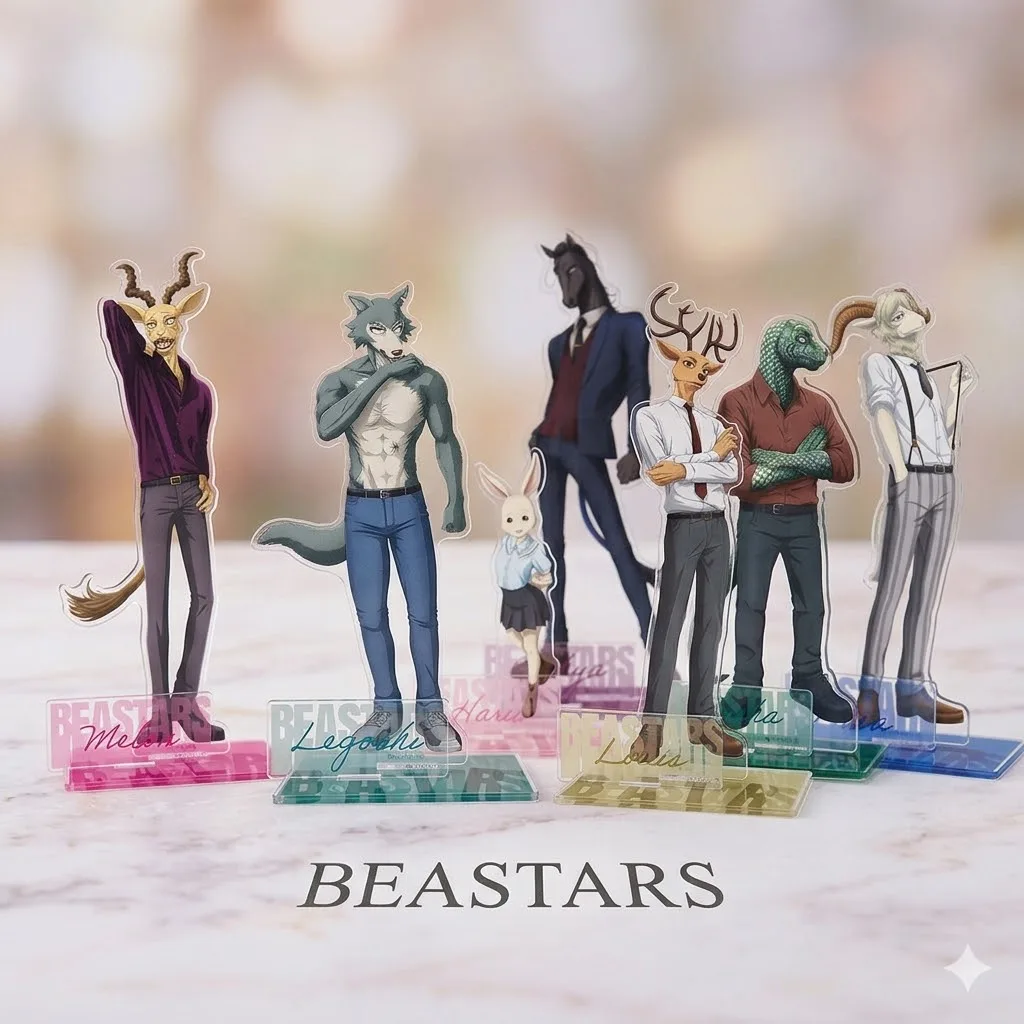 BEASTARS Anime Acrylic Stand 15cm Figure Desktop Decoration Keychain Wolf Model Toy Cosplay Collection Gift
BEASTARS Anime Acrylic Stand 15cm Figure Desktop Decoration Keychain Wolf Model Toy Cosplay Collection Gift